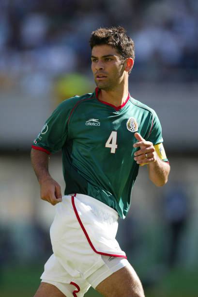 Mexico NT 2002 Atletica with Rafael Marquez 4 Nameset Football Jersey