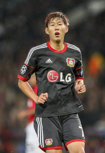 Bayer Leverkusen 2013/14 Adidas with Son Heung Min 7 Nameset Football Jersey