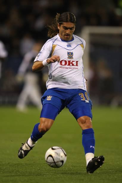 Portsmouth FC 2007/08 Canterbury with Pedro Mendes 30 Nameset Football Jersey