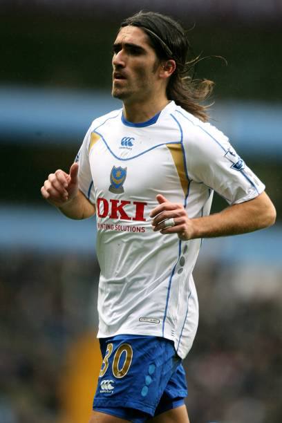 Portsmouth FC 2007/08 Canterbury with Pedro Mendes 30 Nameset Football Jersey