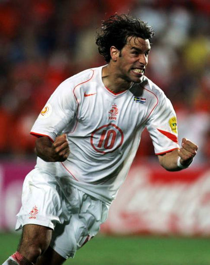 Netherlands NT 2004/2006 Nike with Ruud Van Nistelrooy 10 Nameset Football Jersey
