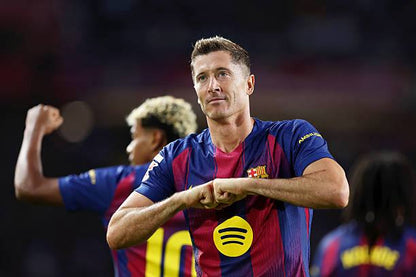 FC Barcelona 2025/26 Nike with Robert Lewandowski 9 Nameset