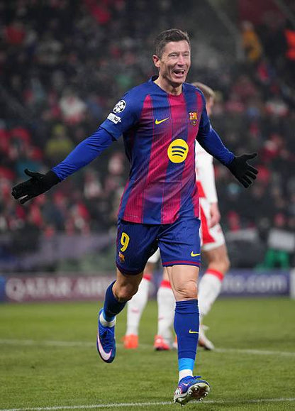 FC Barcelona 2025/26 Nike with Robert Lewandowski 9 Nameset