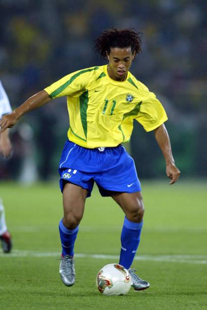 Brazil NT 2002/04 Nike with Ronaldinho 11 Nameset Football Jersey
