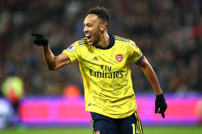 Arsenal FC 2019/20 Adidas with Pierre-Emerick Aubameyang 14 Nameset Football Jersey