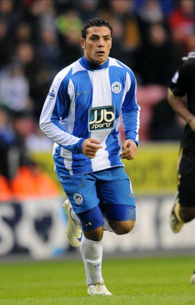 Wigan Athletic FC 2008/09 Champion Home with Amr Zaki 13 Football Jersey