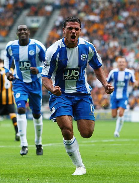 Wigan Athletic FC 2008/09 Champion Home with Amr Zaki 13 Football Jersey