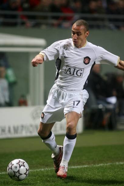 Manchester United 2006/07 Nike Away with Henrik Larsson 17 Football Jersey