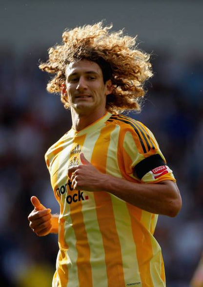 Newcastle United 2009/10 Adidas Away with Fabricio Coloccini 2 Football Jersey