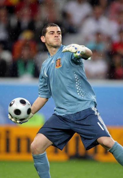 Spain NT 2008 Adidas Goalkeeper with Iker Casillas 1 Football Jersey