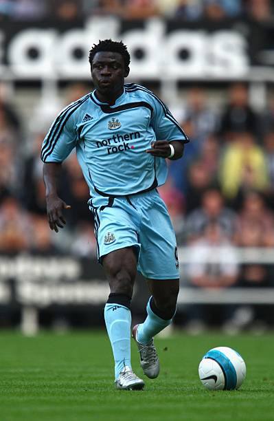 Newcastle United 2007/08 Adidas Away with Obafemi Martins 9 Football Jersey