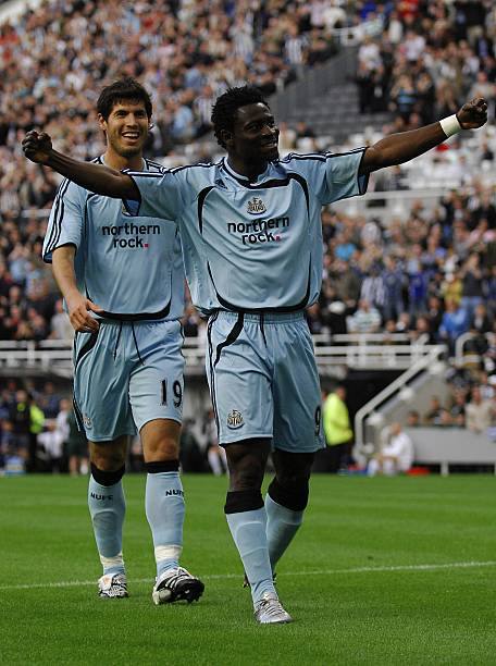 Newcastle United 2007/08 Adidas Away with Obafemi Martins 9 Football Jersey