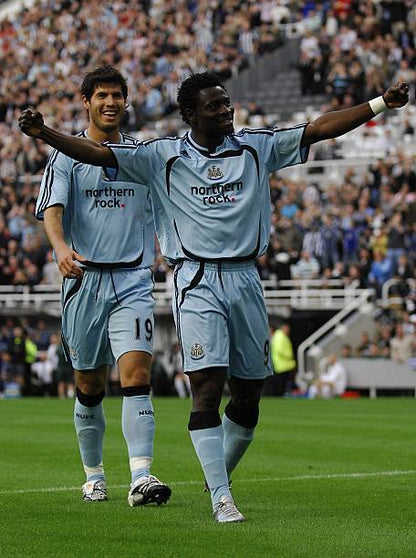 Newcastle United 2007/08 Adidas Away with Obafemi Martins 9 Football Jersey