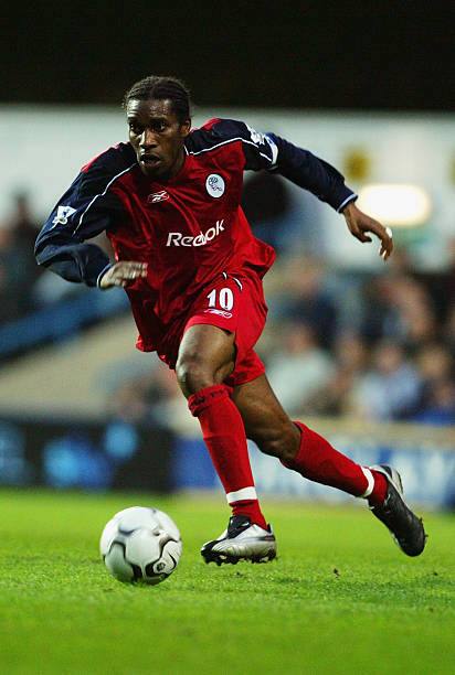 Bolton Wanderers 2003/04 Reebok with Jay-Jay Okocha 10 Nameset Football Jersey