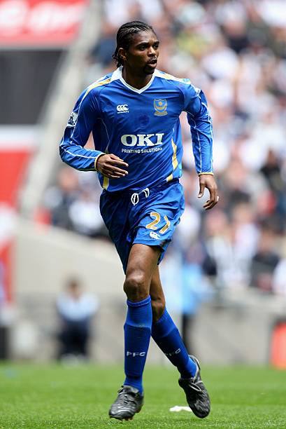 Portsmouth FC 2007/08 Canterbury with Nwankwo Kanu 27 Nameset Football Jersey