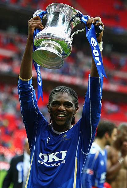 Portsmouth FC 2007/08 Canterbury with Nwankwo Kanu 27 Nameset Football Jersey