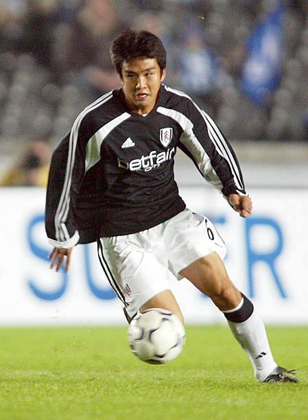 Fulham FC 2002/03 Adidas with Junichi Inamoto 6 Nameset Football Jersey