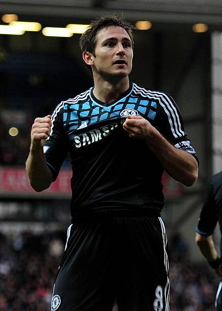 Chelsea FC 2011/12 Adidas with Frank Lampard 8 Nameset Football Jersey