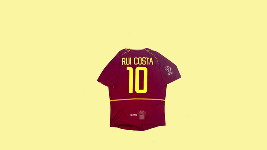 Portugal NT 2002 - 2004 Nike with Rui Costa 10 Nameset Vintage Football Jersey - Cult Fave Football Shirts