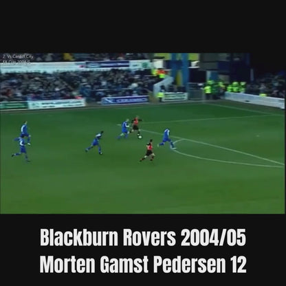 Blackburn Rovers 2004/05 Lonsdale with Morten Gamst Pedersen 12 Nameset