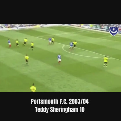 Portsmouth F.C. 2003/04 In-house with Teddy Sheringham 10 Nameset