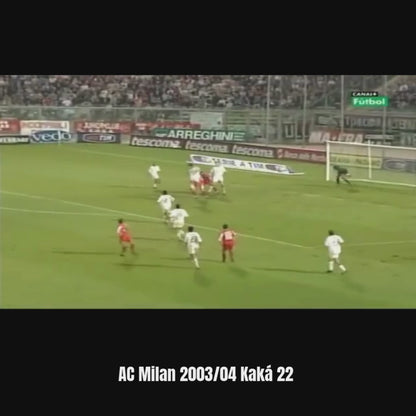 AC Milan 2003/04 Adidas with Kaká 22 Nameset