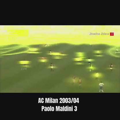 AC Milan 2003/04 Adidas with Paolo Maldini 3 Nameset